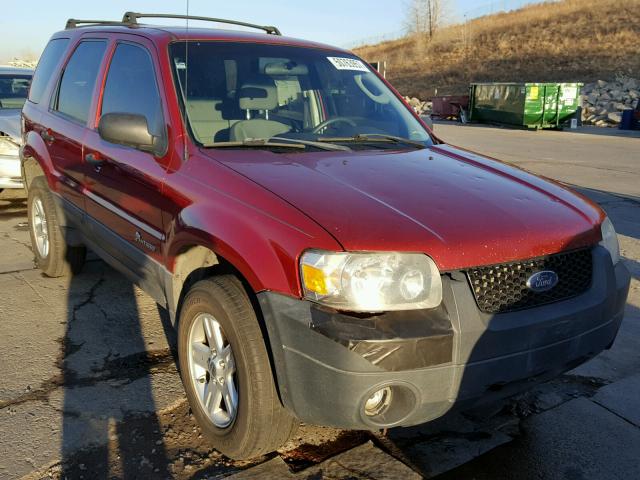 1FMYU96H46KC06410 - 2006 FORD ESCAPE HEV RED photo 1