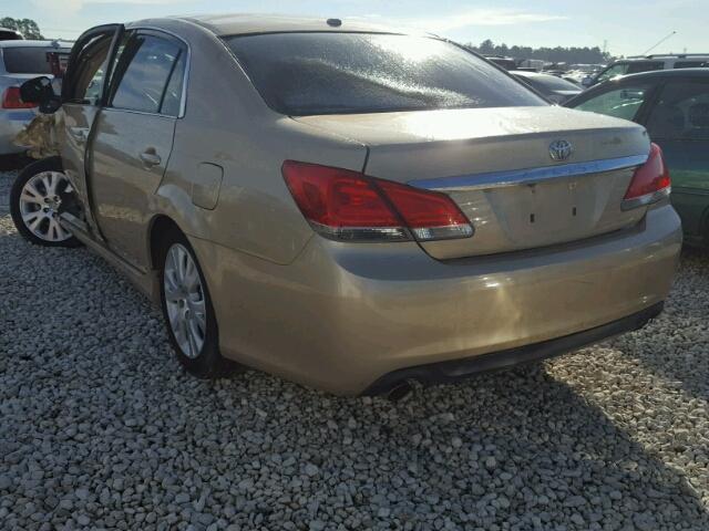 4T1BK3DB9CU445314 - 2012 TOYOTA AVALON BAS 金色 照片 3