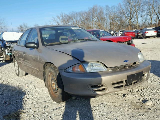 1G1JF52TX27120186 - 2002 CHEVROLET CAVALIER L BEIGE photo 1