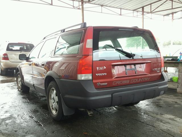 YV1SZ58D611033982 - 2001 VOLVO V70 XC RED photo 3