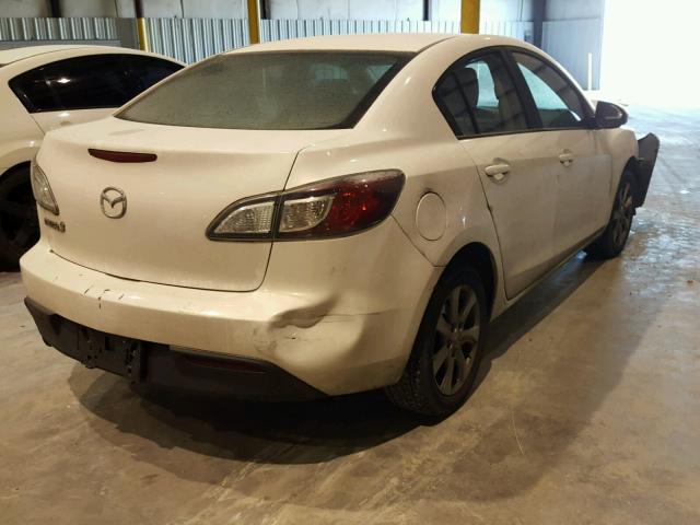 JM1BL1SF0A1204266 - 2010 MAZDA 3 I WHITE photo 4