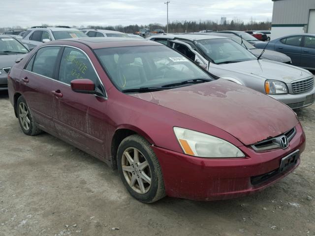 1HGCM66553A016010 - 2003 HONDA ACCORD EX RED photo 1