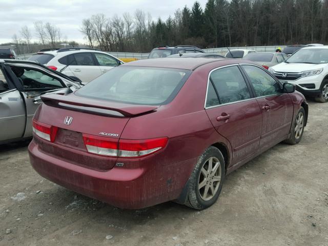 1HGCM66553A016010 - 2003 HONDA ACCORD EX RED photo 4