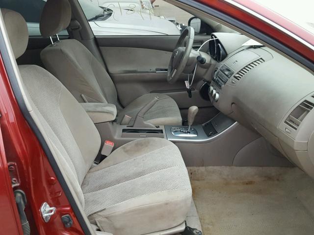 1N4AL11DX6N433653 - 2006 NISSAN ALTIMA S RED photo 5