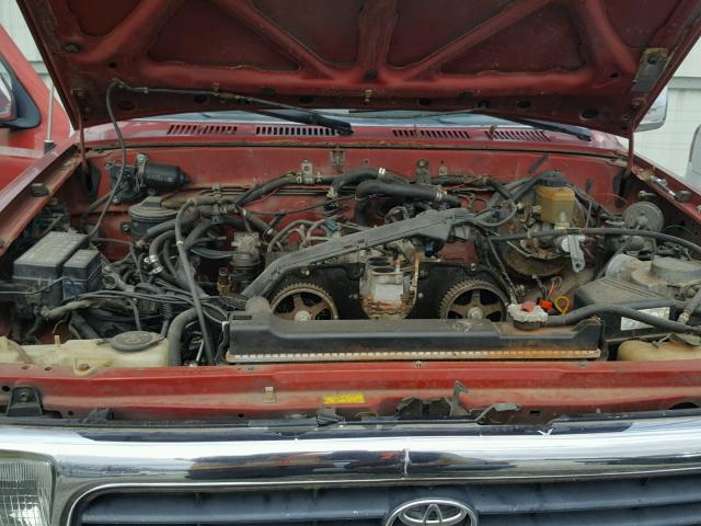 JT3VN39WXP0112027 - 1993 TOYOTA 4RUNNER VN RED photo 7