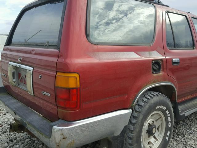 JT3VN39WXP0112027 - 1993 TOYOTA 4RUNNER VN RED photo 9