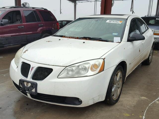 1G2ZH58N774225276 - 2007 PONTIAC G6 GT WHITE photo 2