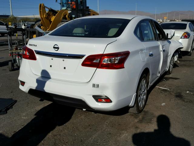 3N1AB7AP9GY297890 - 2016 NISSAN SENTRA S WHITE photo 4