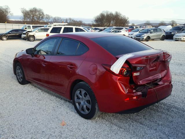 3MZBM1U74FM157348 - 2015 MAZDA 3 SPORT RED photo 2