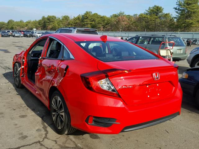 2HGFC1F72HH657760 - 2017 HONDA CIVIC EXL RED photo 3