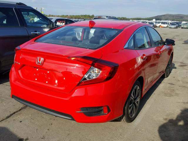 2HGFC1F72HH657760 - 2017 HONDA CIVIC EXL RED photo 4