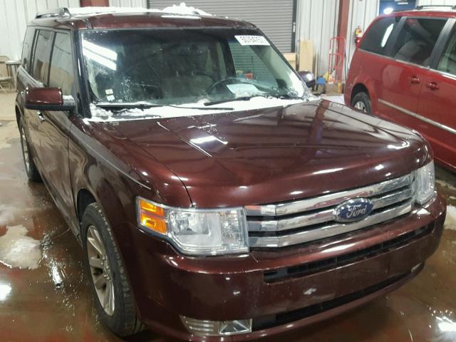 2FMGK5CC2ABA14425 - 2010 FORD FLEX SEL MAROON photo 1