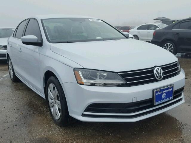 3VW2B7AJ9HM389200 - 2017 VOLKSWAGEN JETTA S WHITE photo 1