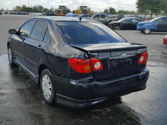 1NXBR32E03Z159506 - 2003 TOYOTA COROLLA CE BLUE photo 3