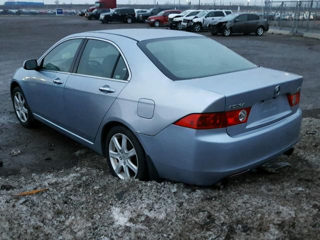 JH4CL95864C002684 - 2004 ACURA TSX BLUE photo 3