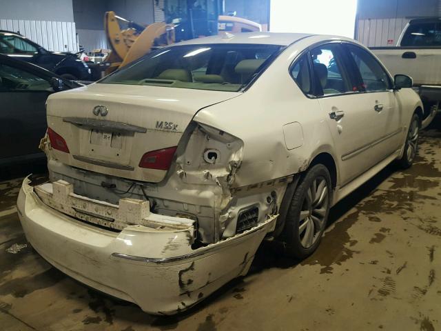 JNKAY01F08M654807 - 2008 INFINITI M35 BASE WHITE photo 4