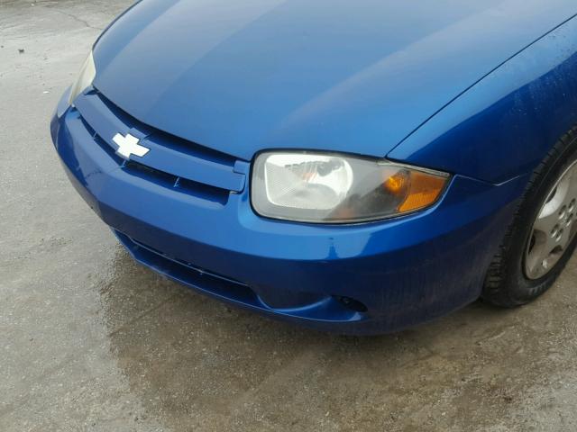 1G1JC52F647299459 - 2004 CHEVROLET CAVALIER BLUE photo 10