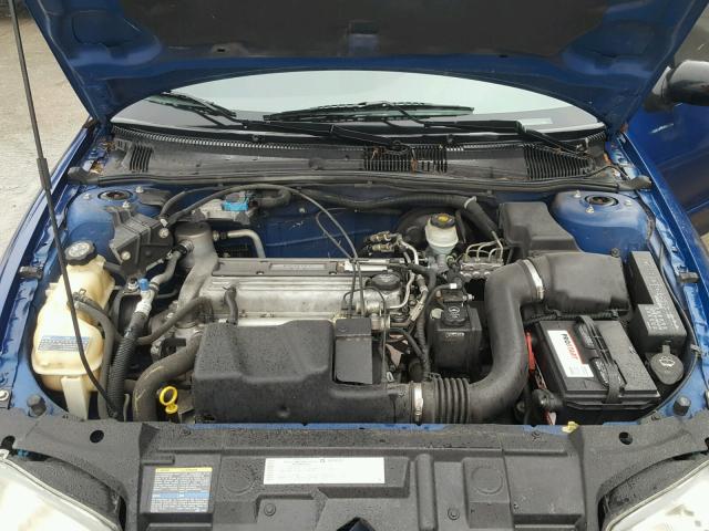 1G1JC52F647299459 - 2004 CHEVROLET CAVALIER BLUE photo 7