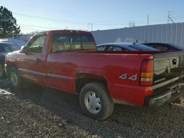 1GTEK14V1XE516604 - 1999 GMC NEW SIERRA RED photo 3