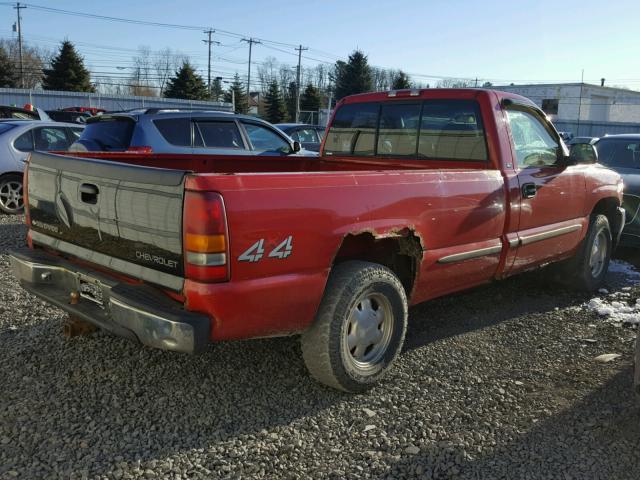 1GTEK14V1XE516604 - 1999 GMC NEW SIERRA RED photo 4