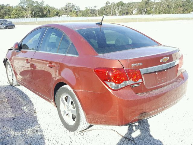 1G1PC5SB1D7157172 - 2013 CHEVROLET CRUZE LT RED photo 3