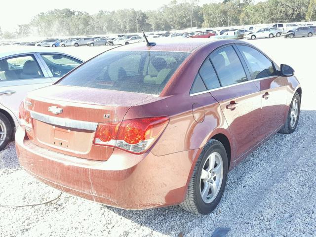 1G1PC5SB1D7157172 - 2013 CHEVROLET CRUZE LT RED photo 4