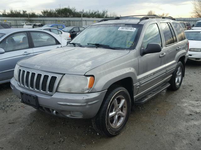 1J8GW68J32C144603 - 2002 JEEP GRAND CHER GRAY photo 2