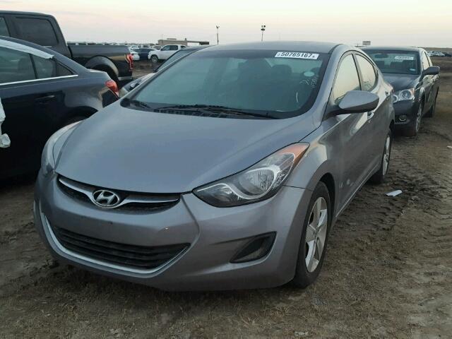 KMHDH4AE7BU146236 - 2011 HYUNDAI ELANTRA GL GRAY photo 2