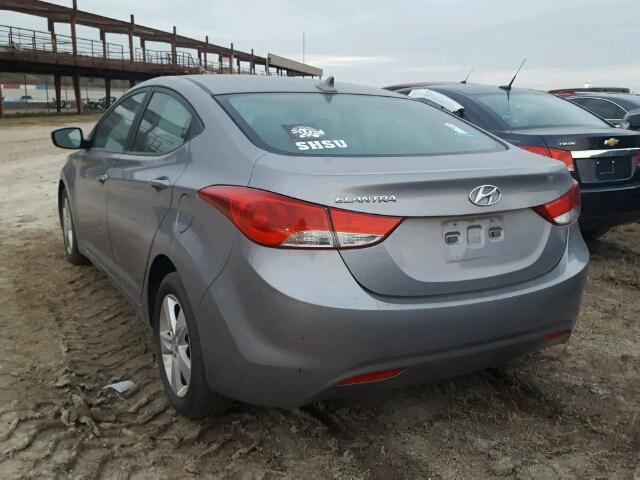 KMHDH4AE7BU146236 - 2011 HYUNDAI ELANTRA GL GRAY photo 3