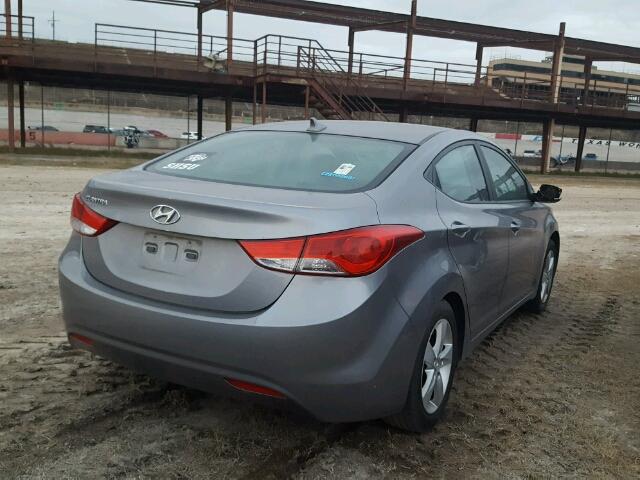 KMHDH4AE7BU146236 - 2011 HYUNDAI ELANTRA GL GRAY photo 4