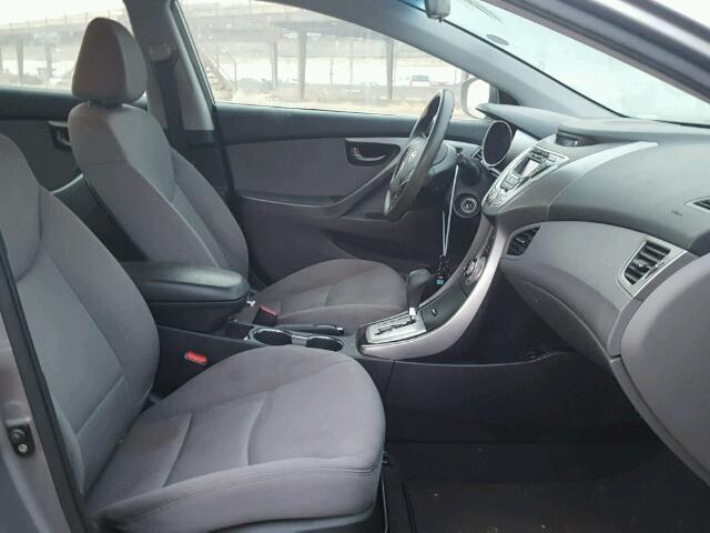 KMHDH4AE7BU146236 - 2011 HYUNDAI ELANTRA GL GRAY photo 5