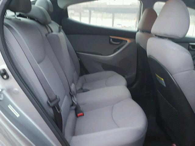 KMHDH4AE7BU146236 - 2011 HYUNDAI ELANTRA GL GRAY photo 6