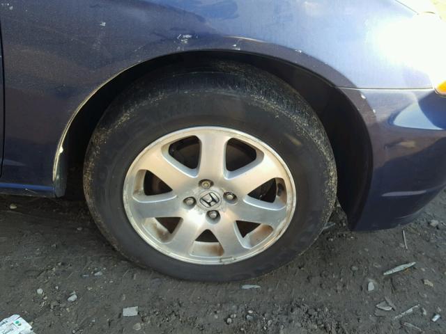 1HGEM220X3L069852 - 2003 HONDA CIVIC EX 蓝色 照片 9