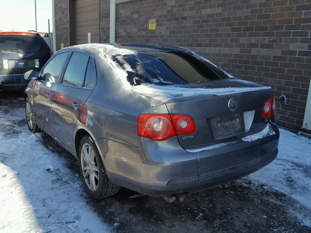 3VWPF71K06M668857 - 2006 VOLKSWAGEN JETTA VALU GRAY photo 3