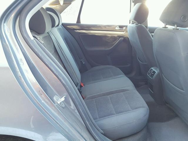 3VWPF71K06M668857 - 2006 VOLKSWAGEN JETTA VALU GRAY photo 6