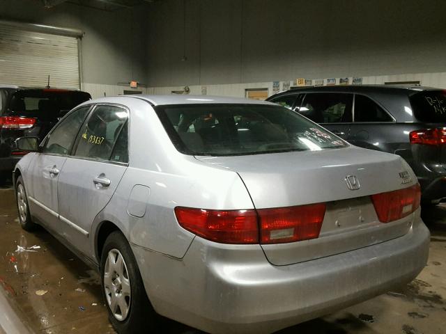 1HGCM56435A158960 - 2005 HONDA ACCORD LX GRAY photo 3