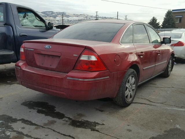 1FAFP24196G122821 - 2006 FORD FIVE HUNDR RED photo 4