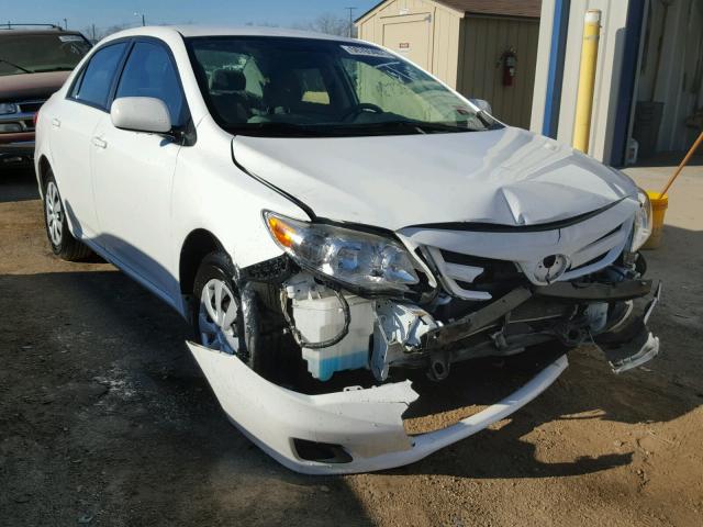 2T1BU4EE9BC730863 - 2011 TOYOTA COROLLA BA WHITE photo 1