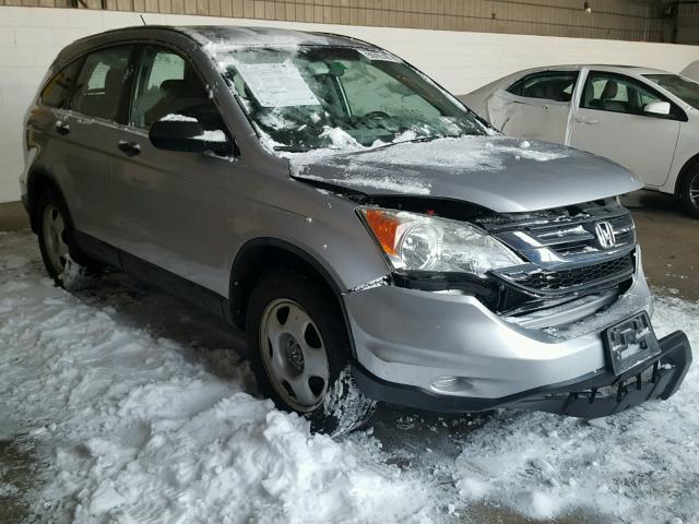 5J6RE4H34AL021815 - 2010 HONDA CR-V LX SILVER photo 1