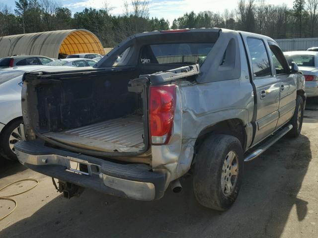 3GNEK12Z55G132456 - 2005 CHEVROLET AVALANCHE TAN photo 4