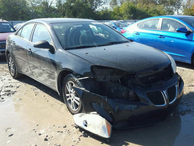 1G2ZG528454133528 - 2005 PONTIAC G6 BLACK photo 1