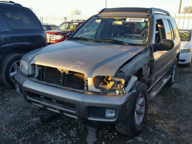 JN8DR09Y33W817727 - 2003 NISSAN PATHFINDER GRAY photo 2