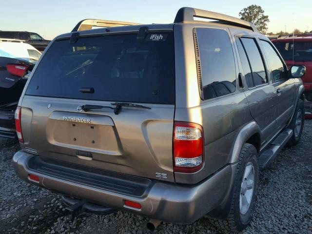 JN8DR09Y33W817727 - 2003 NISSAN PATHFINDER GRAY photo 4