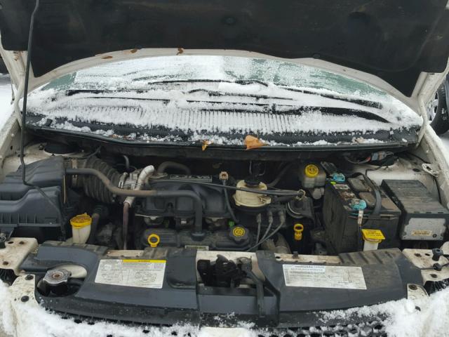 1D4GP24R24B556340 - 2004 DODGE GRAND CARA WHITE photo 7