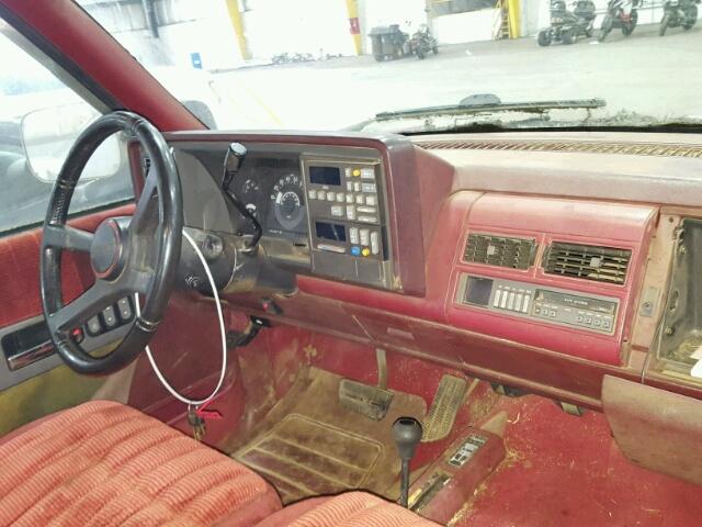 1GTFK24K2LE548827 - 1990 GMC SIERRA K25 BURGUNDY photo 9