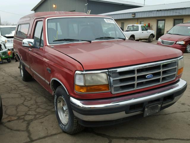 1FTEF15N3TLA51252 - 1996 FORD F150 RED photo 1