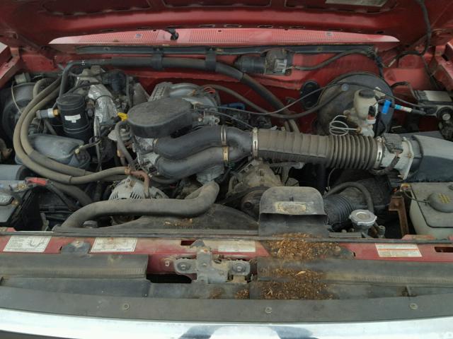 1FTEF15N3TLA51252 - 1996 FORD F150 RED photo 7