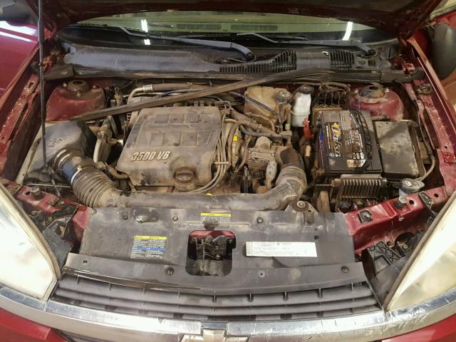 1G1ZT54845F229869 - 2005 CHEVROLET MALIBU LS MAROON photo 7