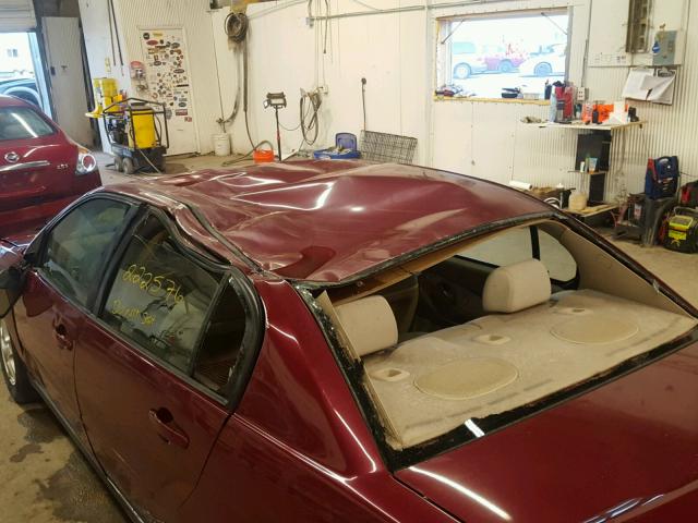 1G1ZT54845F229869 - 2005 CHEVROLET MALIBU LS MAROON photo 9