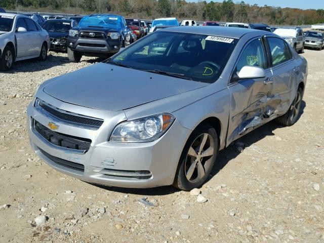 1G1ZC5EU1CF363215 - 2012 CHEVROLET MALIBU 1LT 银色 照片 2
